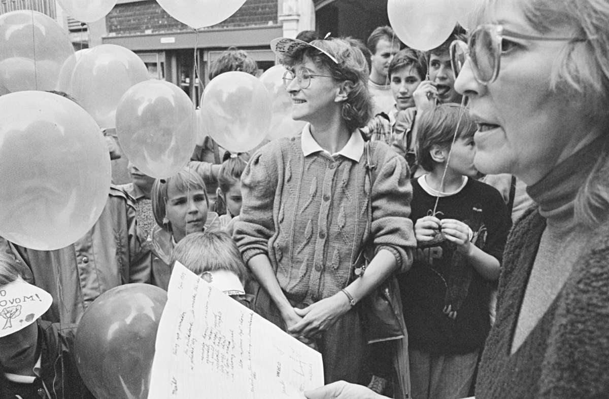 Ľuba Lacinová, Pochod detí ochranárov k MDD 1989 v Bratislave. Súkromný majetok